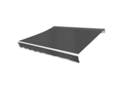 Vidaxl Toldo Dobrável Motorizado 600 Cm Antracite