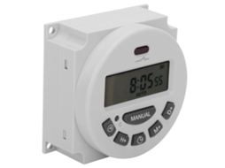 Laxiscreed Interruptor Horário Digital Com Lcd Para Gestão De Horários E Programações