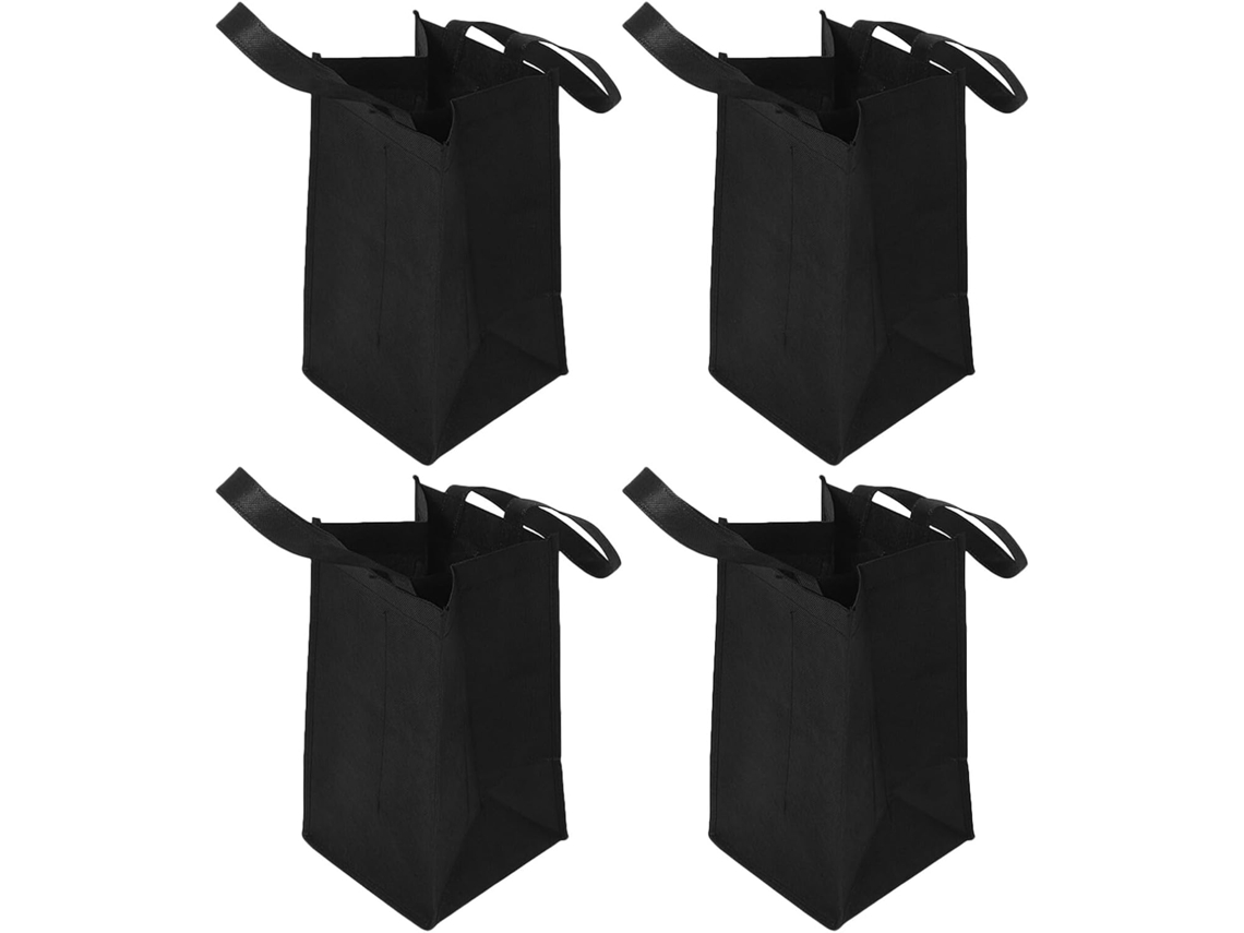 De 4 Suportes Para Garrafas De Vinho Nuobesty Com Alças, Bolsa Reutilizável Para Garrafas De Vinho.