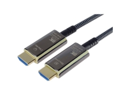 Cabo de fibra óptica HDMI 2.1 8k/60Hz de ultra alta velocidade Premiumcord, banhado a ouro, 25 m