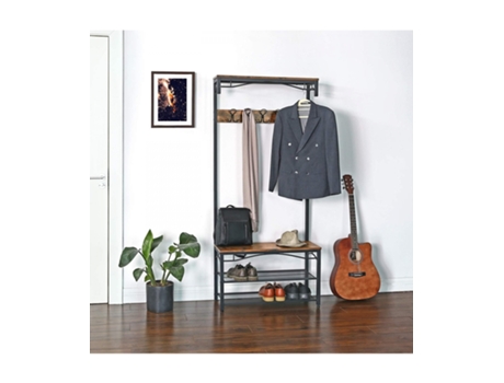 Bengaleiro SONGMICS (80 x 32 x 178,5 cm - Ferro - Multicor)