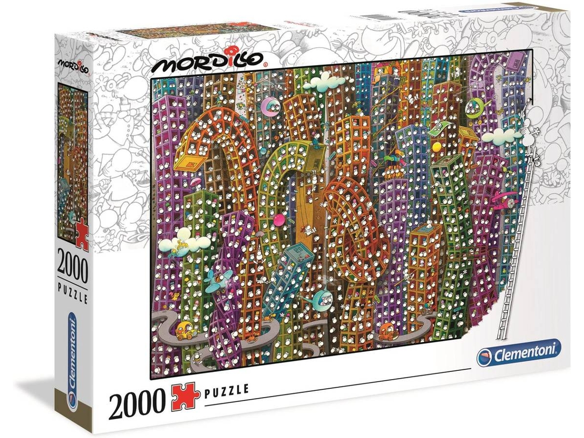 Puzzle Mordillo 2000 Peças CLEMENTONI 