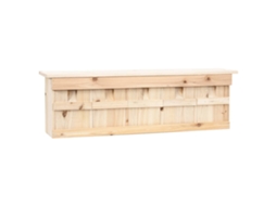 Vidaxl Casa Para Pardais Com 5 Divisões 68x15x21 Cm Madeira De Abeto