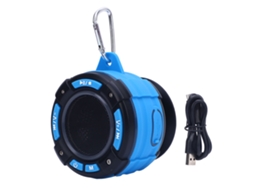 Aetheria alto falante Bluetooth de Banho Ipx7 com Luzes Rgb Portátil com Microfone e Ventosa