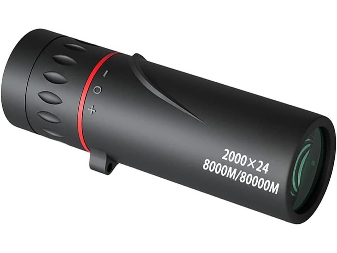 Mini Telescópio Para Adultos, Monocular 2000x24 Com Foco Óptico, Monocular Com Zoom, À Prova D'água, Alcance De 8000 M/80000 M Para Esportes