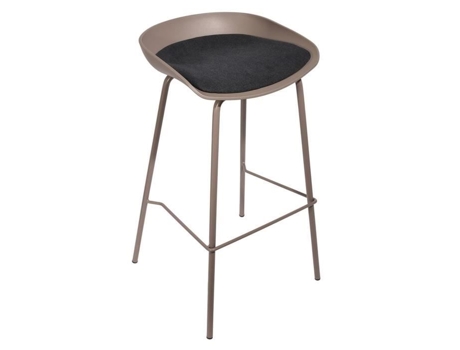 Banqueta alta de design - THE CONCEPT FACTORY - Hella - Assento de plástico - Estrutura metálica