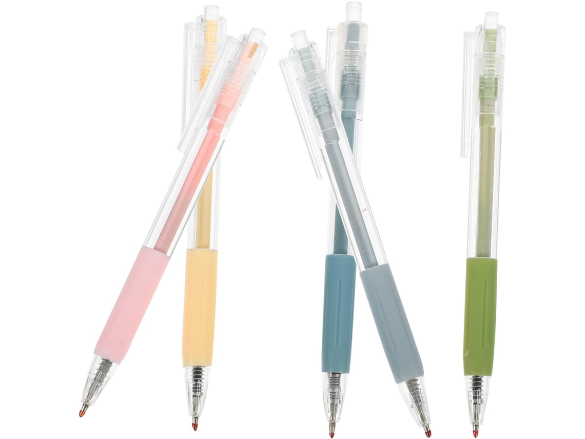 Conjunto De 5 Canetas Em Gel Ciieeo, Portáteis E Duráveis, Com Botão
