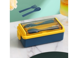 Lancheira Bento À Prova de Vazamentos para Adultos À Prova de Vazamentos Camada Única Azul EVELTEK One size