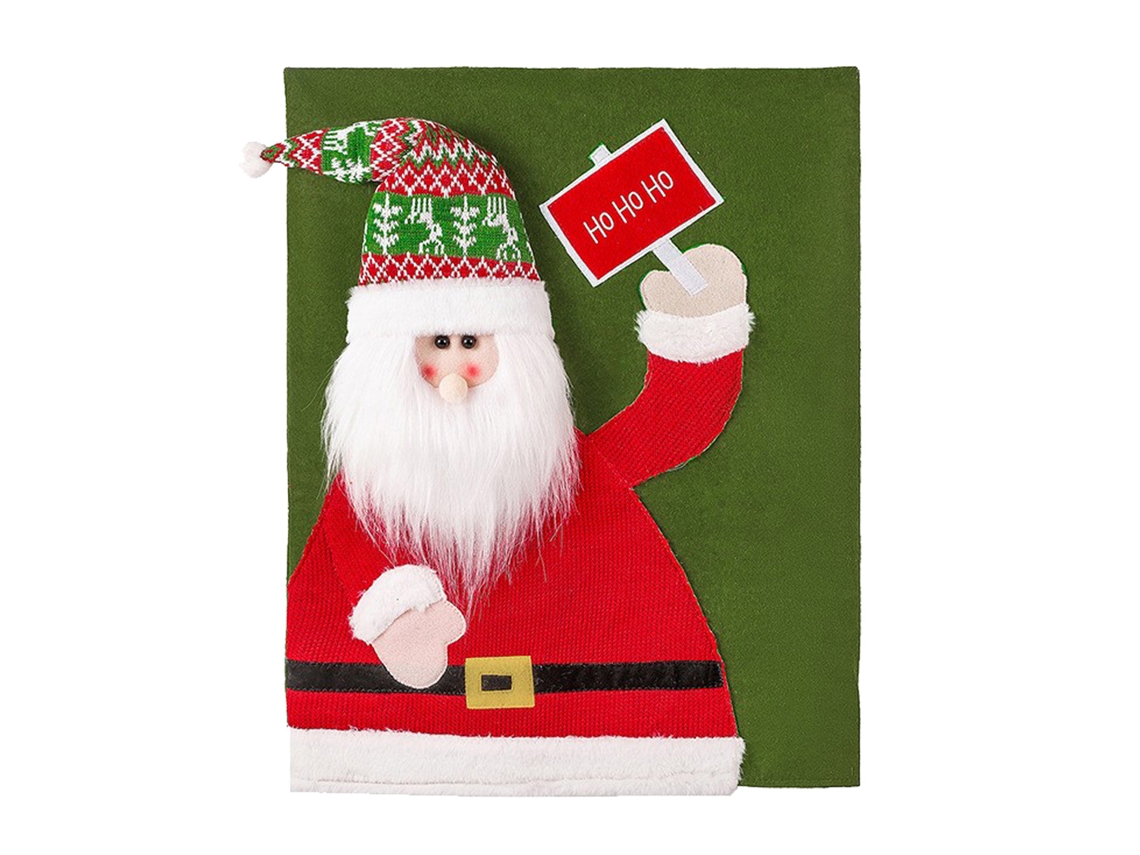 Laxiscreed Capa De Cadeira Natal Para Idosos Com Boneco De Neve E Pai Natal, Decoração Festiva