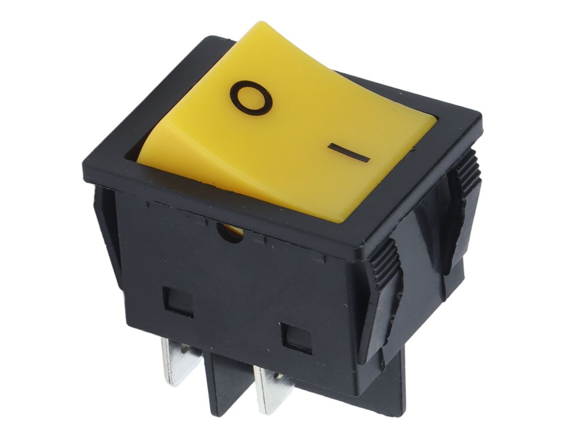Interruptor De Energia Rápido 4 Pinos Compacto Durável Botão Para Instrumentos 125/250vac