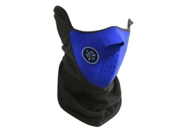 Cubre Rostro Transpirable e Confortável para Ciclismo, Proteção Solar e Bufanda Cervical, Azul