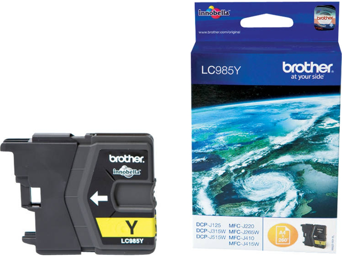 Tinteiro BROTHER LC-985Y Amarelo