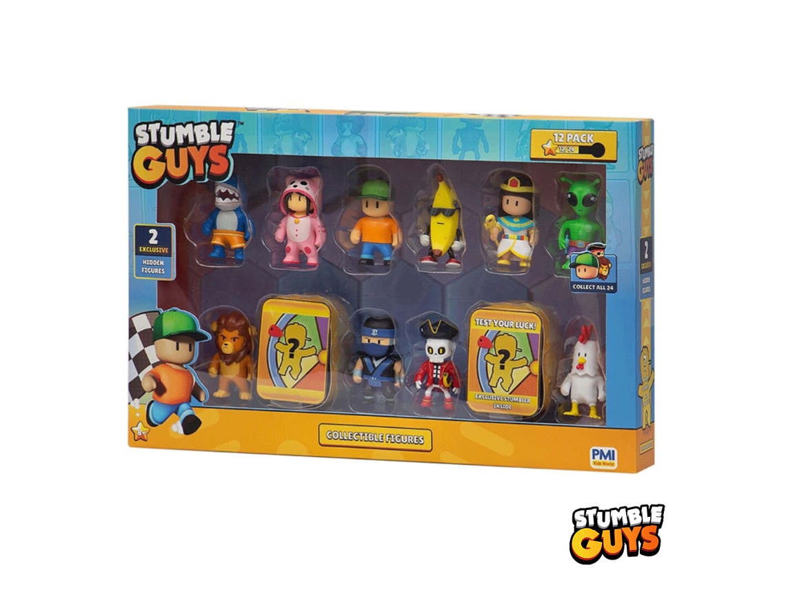 Pack de 12 Figuras 6cm STUMBLE GUYS 