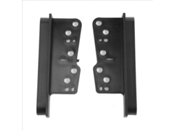 Kit De Acabamento Frontal Duplo Din Para Painel De Carro Com 2 Suportes Laterais Para Som Automotivo._yua