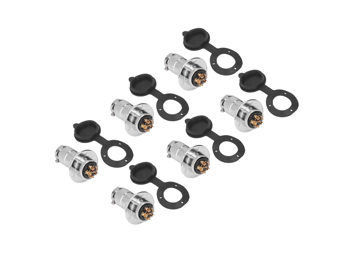 Plug Conector Aéreo De Latão Com 15 Peças 25mm 12a