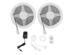 Fita Led Rgb 15m com Controle App Bluetooth, Luz, Música, Iluminação Interna