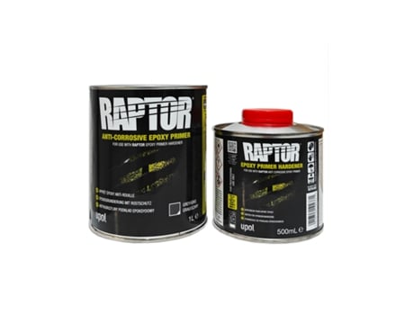 Primer Epoxídico Anticorrosivo Raptor 2k Cinza 1,5 Lt