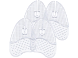 Packove 2-pares De Almofadas Metatarsais Transparentes, Confortáveis E Antiderrapantes Para A Parte Frontal Do Pé, Para