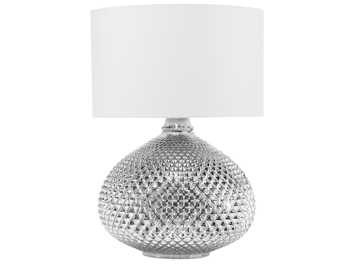 Candeeiro de Mesa BELIANI Madon (40W - E14 - Cinzento)