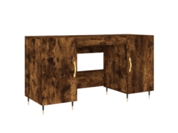 Desk, Desks Vidaxl Marrom Madeira Processada (n/a)
