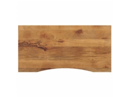 Desk Top, Desk Tops Vidaxl Marrom Madeira De Mangueira