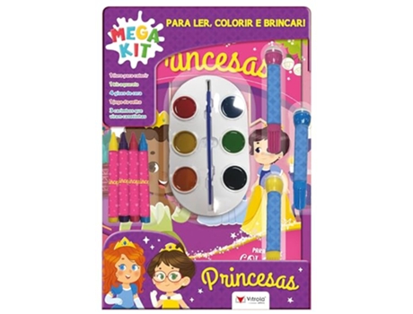Livro Super Color Pack - Princesas de Vitrola Editora (Português)