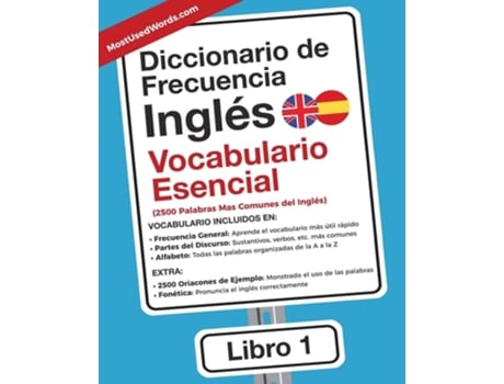 Livro Diccionario De Frecuencia - Inglés - Vocabulario Esencial Las 2500 Palabras Mas Comunes Del Ingles De Es Mostusedwords (espanhol)