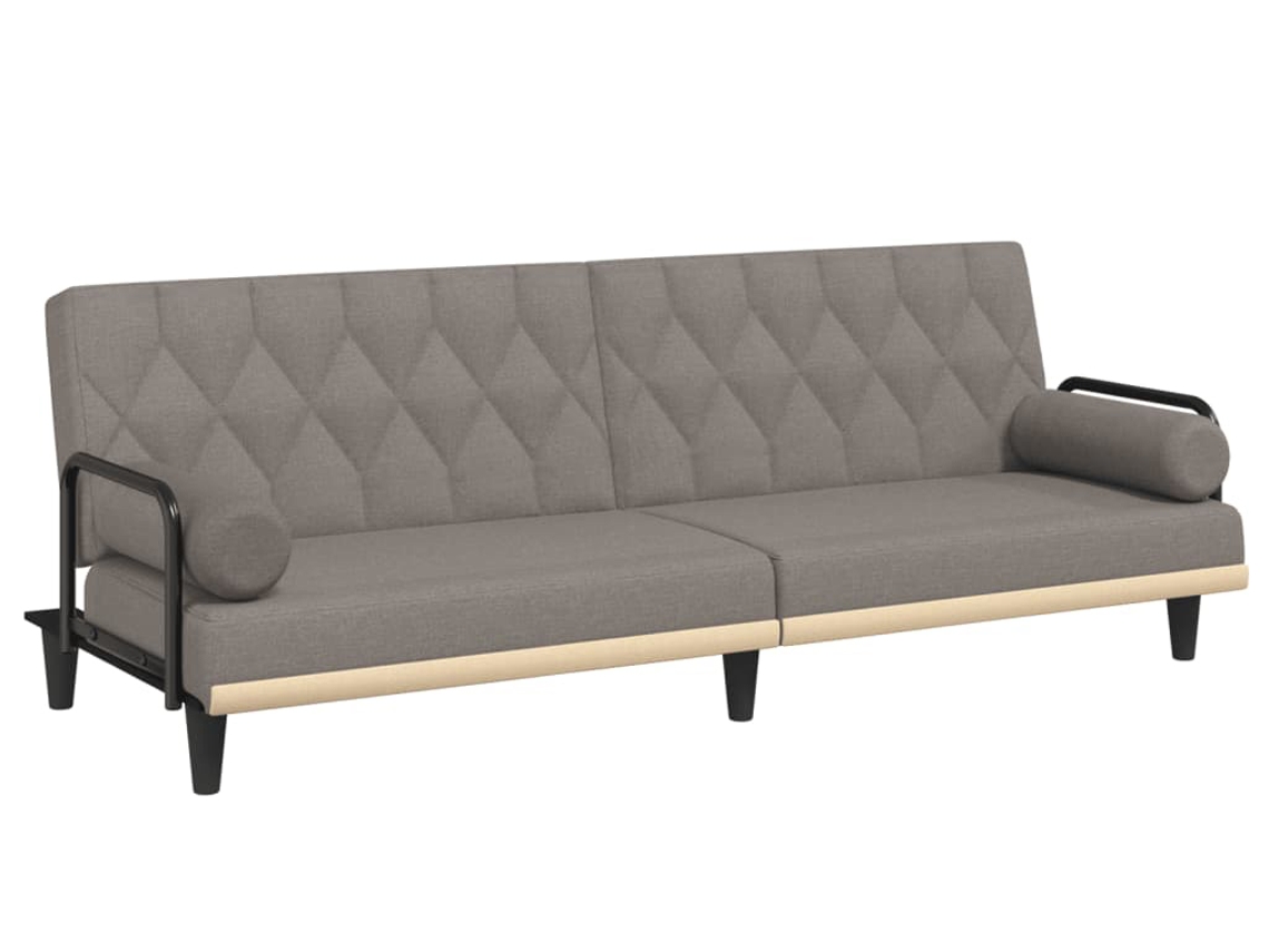 Sofa Bed, Sofa Beds Vidaxl Cinzento-acastanhado Tecido (n/a)