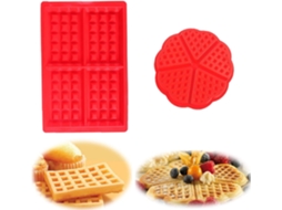 Molde De Silicone Versátil Para Waffles Em Formato De Coração, Pratos Antiaderentes Para Um Café Da Manhã Rápido E Fácil, Dobrável Devido À Flexibilid