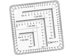 Réguas De Canto Utm Genéricas, Régua De Aprendizagem Geográfica
