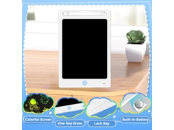 Quadro de Desenho Lcd para Criançasbranco de 10 Polegadas Painel Frontal Branco CHENNNLS
