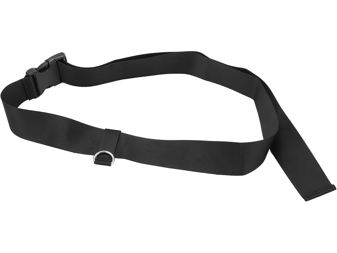 Alça De Bagagem Ajustável E Resistente Com Fivela Segurança Para Mala Viagem Mochila, Preta, 50x 1640mm Preta
