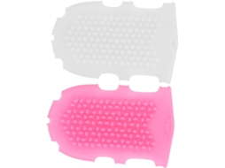 Conjunto De 2 Escovas Massagem Silicone Pequenas Nolitoy, Escova Esfoliante Para Banho, Spa, Corpo, Pele Sensível