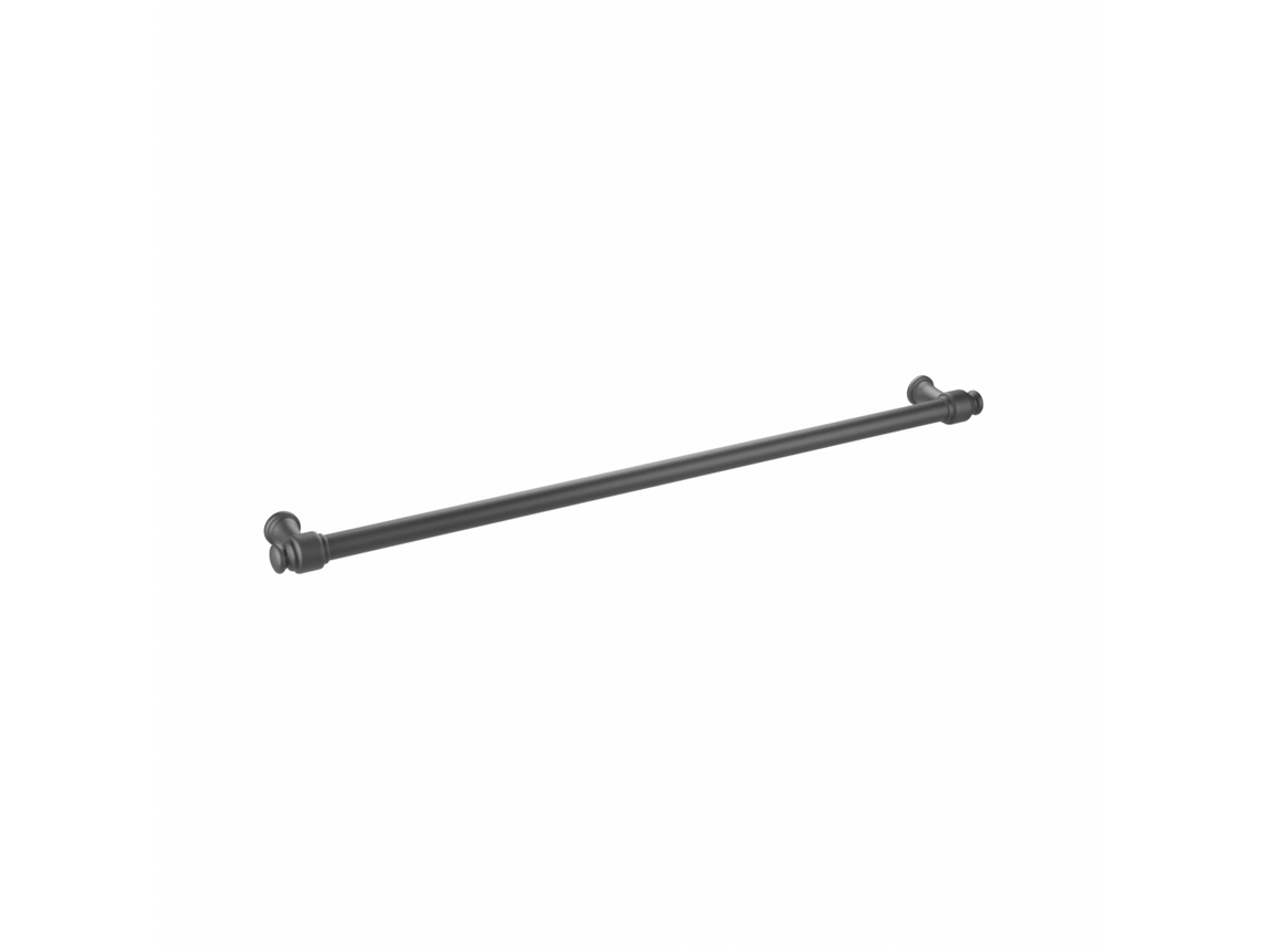 Conjunto de 6 Puxadores em Zamac com 320mm de centro, verniz preto mate HARDWAREXCHANGE