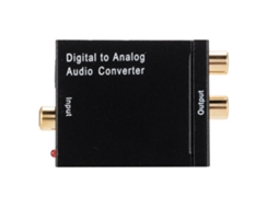 Conversor Analógico, Digital Óptico Coaxial Toslink De Áudio
