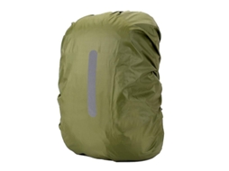 Capa Impermeável Para Mochila, Lurelia, Grande, Vermelho, Faixa Refletiva, Borda Elástica, Dobrável E Portátil, Caminhada Viagem