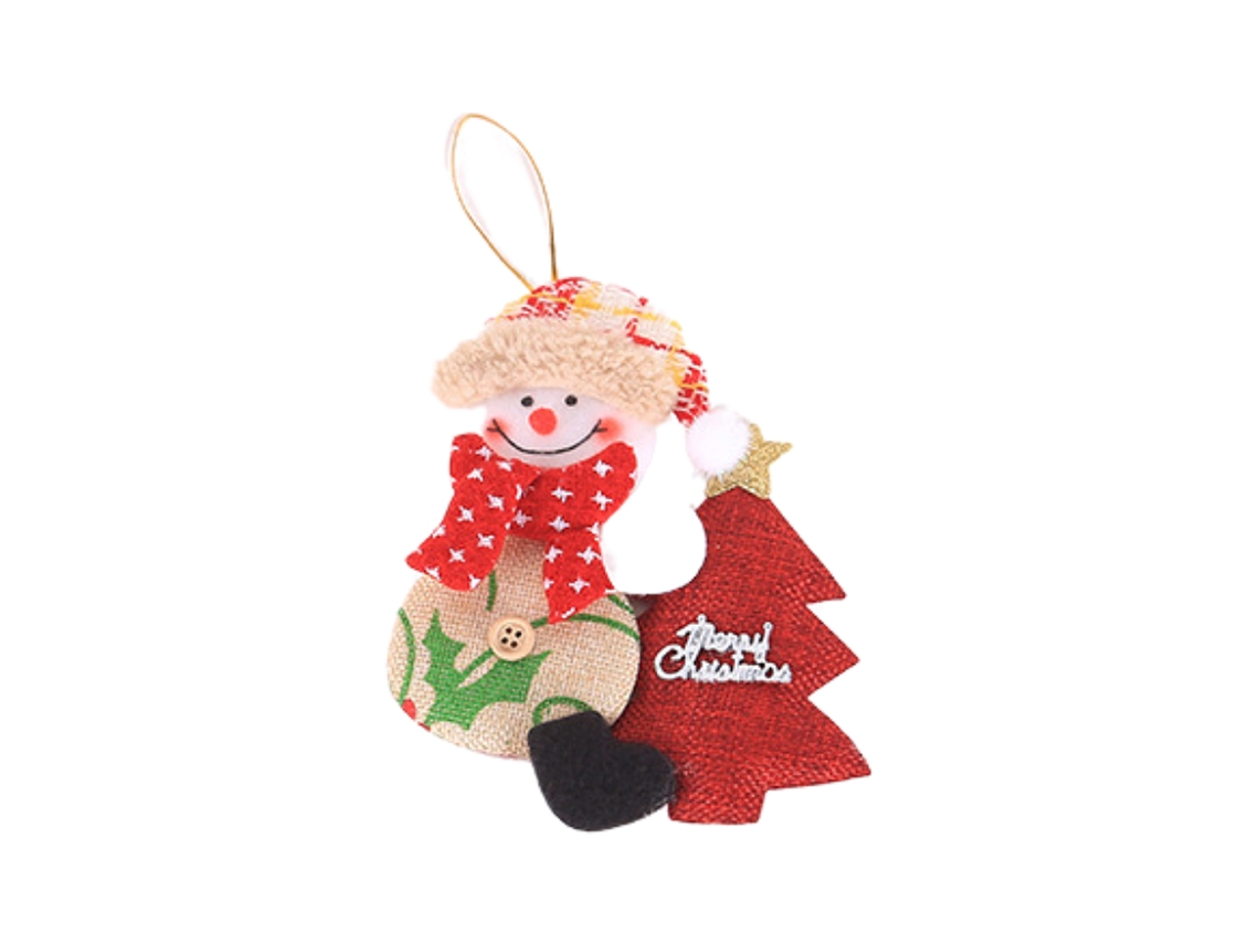 Laxiscreed Boneco De Natal Com Árvore Pequena Enfeite Para Árvore De Natal