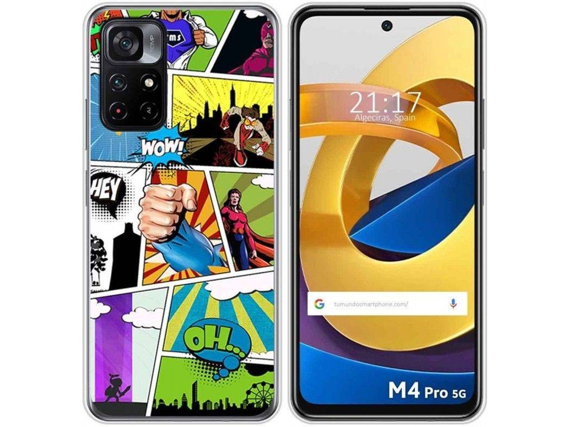 Capa Xiaomi POCO M4 Pro 5G TUMUNDOSMARTPHONE Comic Multicor