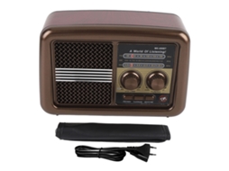 Rádio EOOCOO (conexão Bluetooth, Recepção de Banda Total)