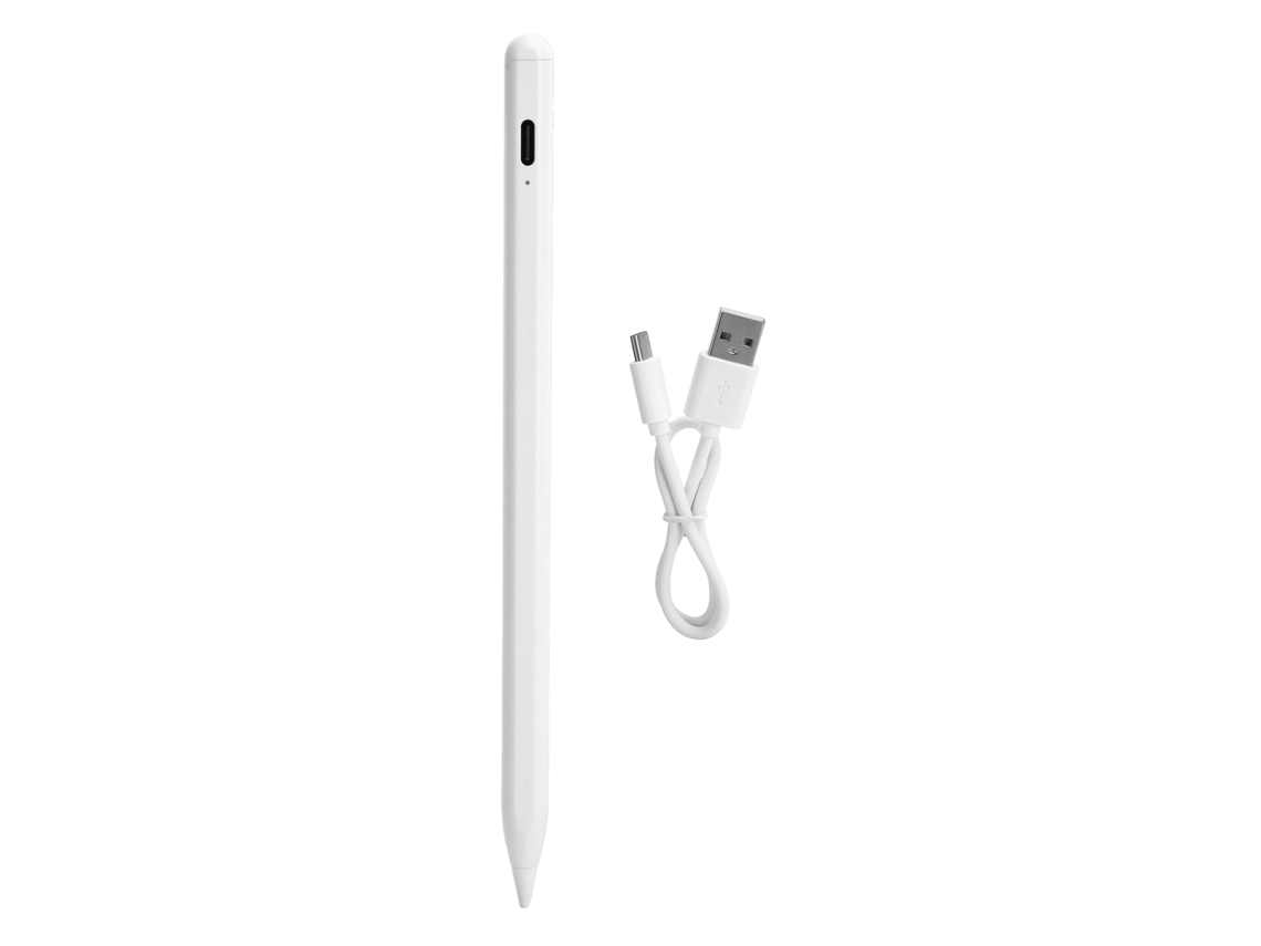 Caneta Estilo Ativo Capacitivo Universal para Celular e Tablet com Tela Capacitiva Kd503 Branca