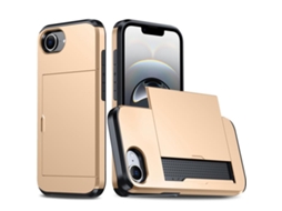 Capa Protetora À Prova De Choque Para Iphone 17e - Compartimento Para Cartão