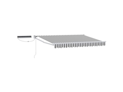 Maison Exclusive - Toldo Retrátil Elétrico Antracite E Branco 3 X 2,5 M