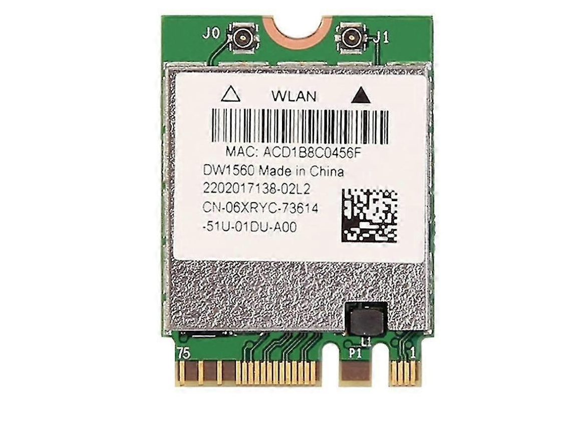 Lurelia Placa Wi-fi M.2 Ngff Bcm94352z Bcm94352 Wi-fi 5 1200 Mbps 867 Mbps Dual Band 2,4/5 Ghz Bluetooth 4.0