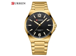 Relógio de Quartzo Masculino MDUG Elegante, Profissional e Casual, À Prova D'água, Pulseira em Aço Inoxidável com Mostrador Preto