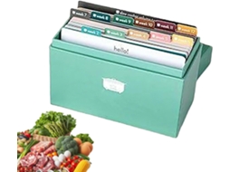 Bloco de Notas para Planejamento Refeições, Organizador Receitas, com Compacto e 17 X 12 8 Cm, Papelaria CHABERLU