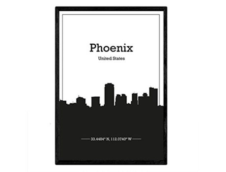 Póster NACNIC con mapa de Phoenix USA (A3)
