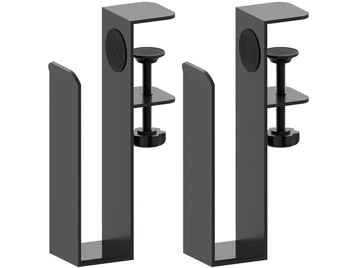 Gancho Para Fone De Ouvido Em Liga De Alumínio, 2 Peças, Design Compacto E Compatível Com Controles, Fácil De Usar