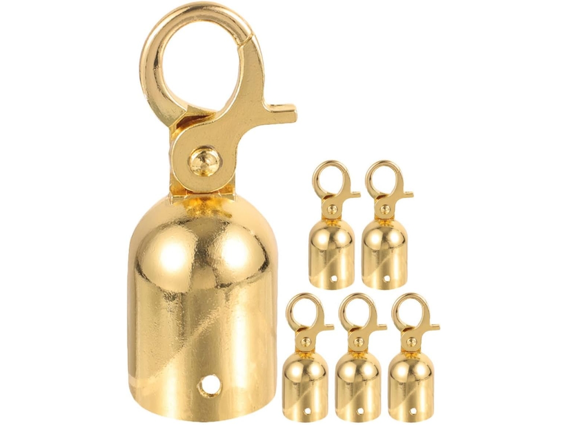 Gancho Corrimão Kichouse Em Liga De Zinco Dourado, Portátil E Durável, Conjunto De 6 Peças Eventos Recepção E