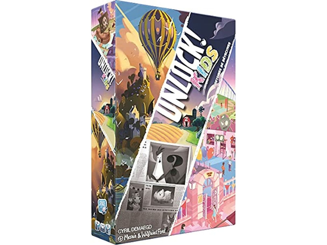 Jogo de Tabuleiro ASMODEE Unlock! kids (Idade Mínima Recomendada: 6 anos)