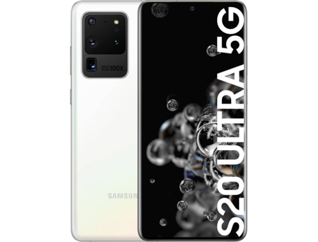 Smartphone SAMSUNG Galaxy S20 Ultra 5G (6.9'' - 12 GB - 128 GB - Branco)